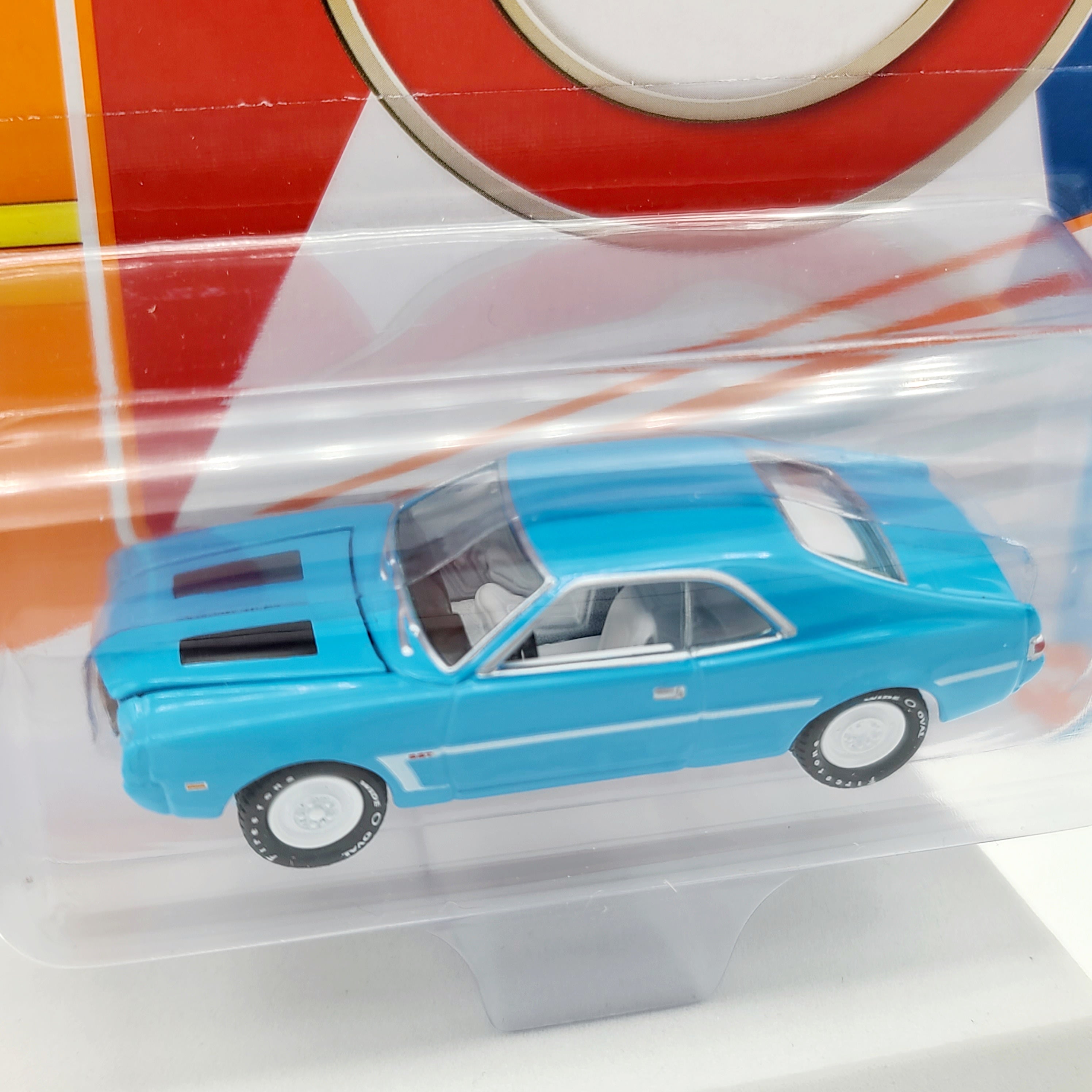 Johnny Lightning '69 AMC Javelin SST - 1:64, Big Bad Blue (2025 Classic Gold Release 2 B)